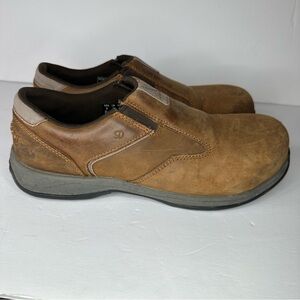 Red Wing Comfortpro Men's Safety Toe Brown Slip-On Work Shoes Size 9 Workwear